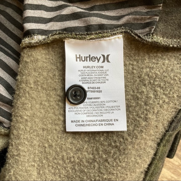 Hurley camo stretch jacket - Picture 7 of 7